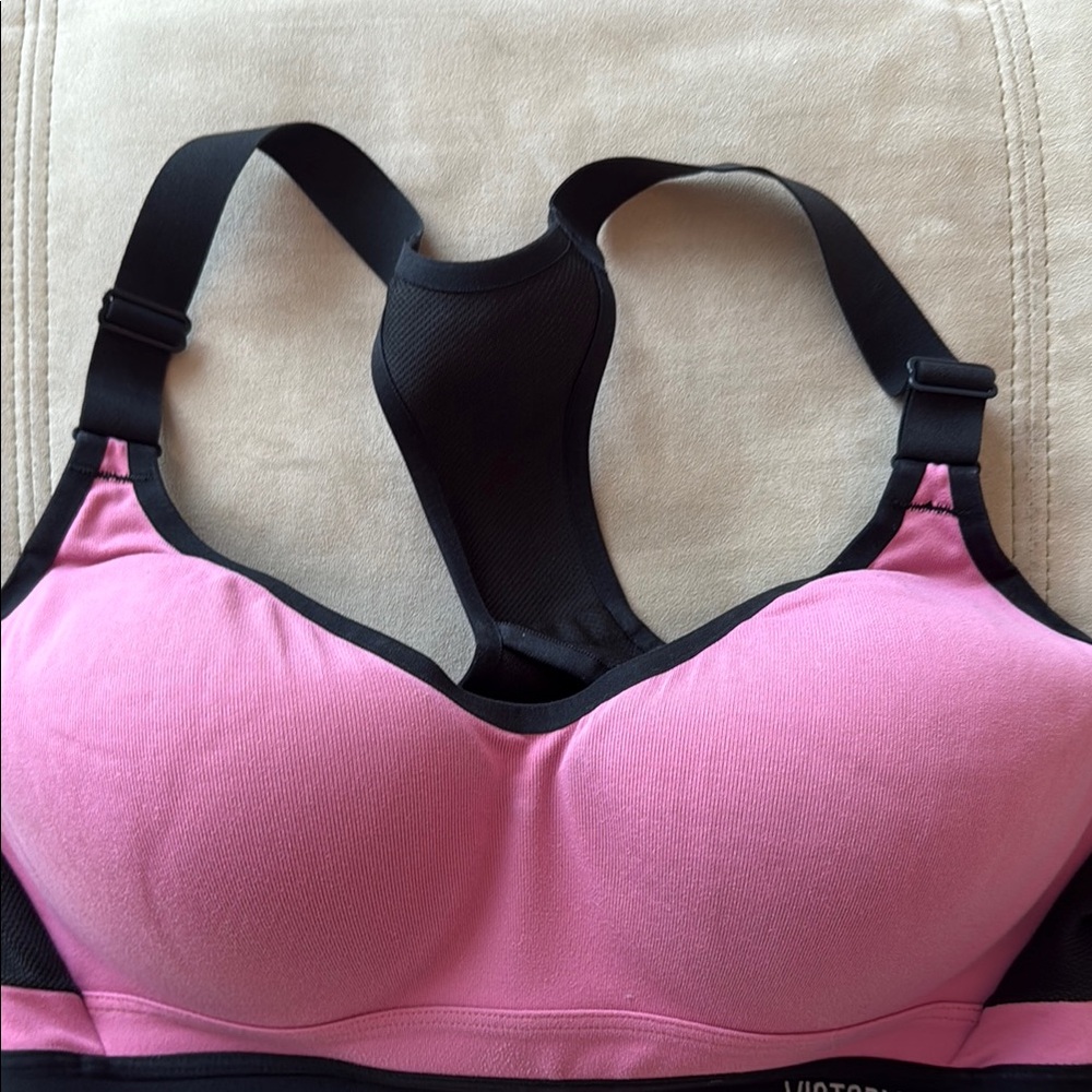 Victoria Secret Sport 34D Pink VS Sports Bra - Picture 3 of 11